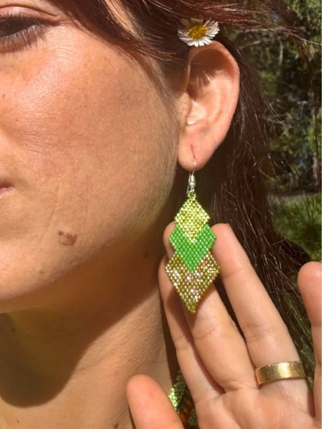 Mountain Earrings by Collective Journey Art
