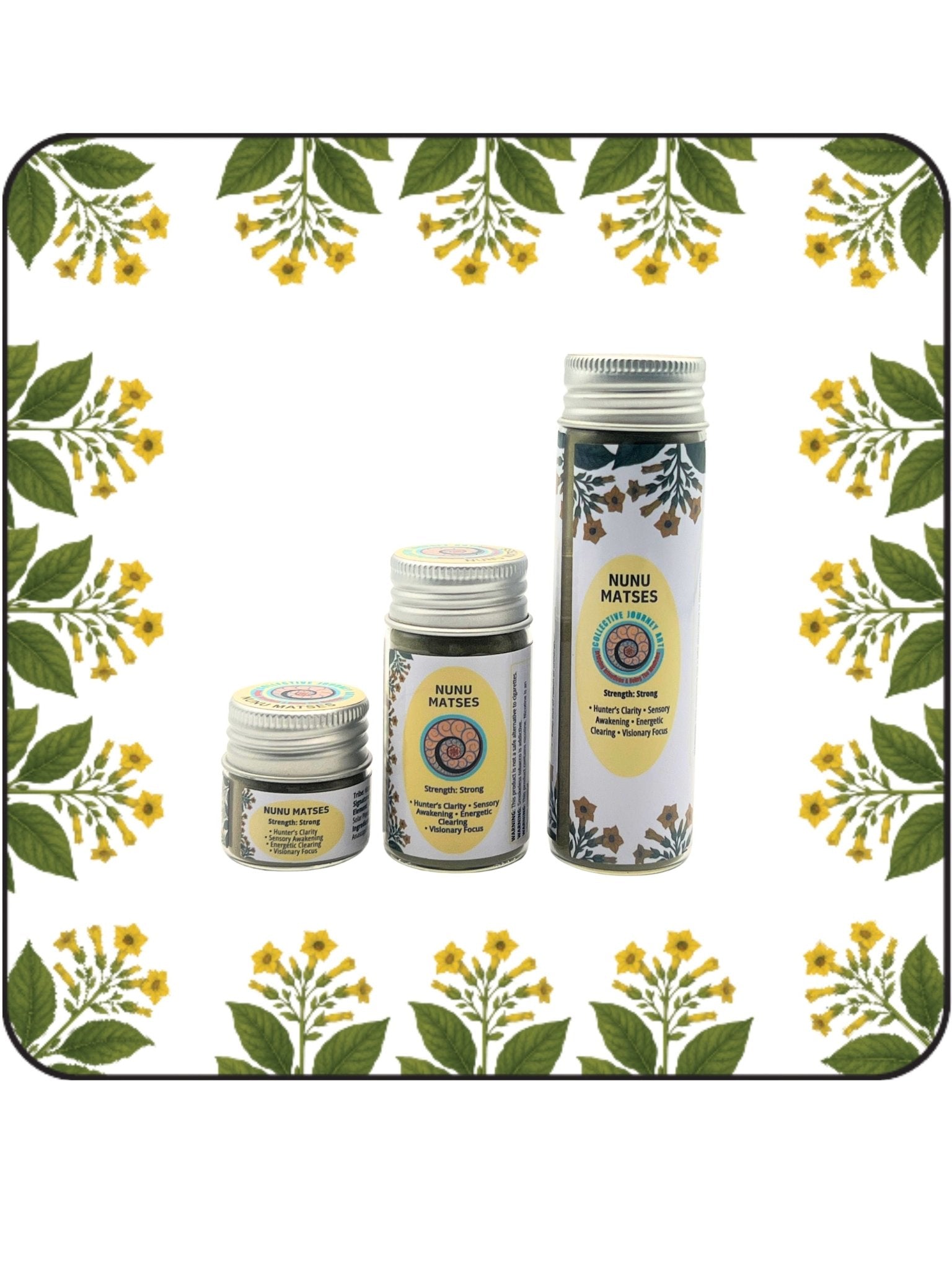 Hapé Nunu - Matsés (Nicotine Free) Authentic Rapé by Collective Journey Art