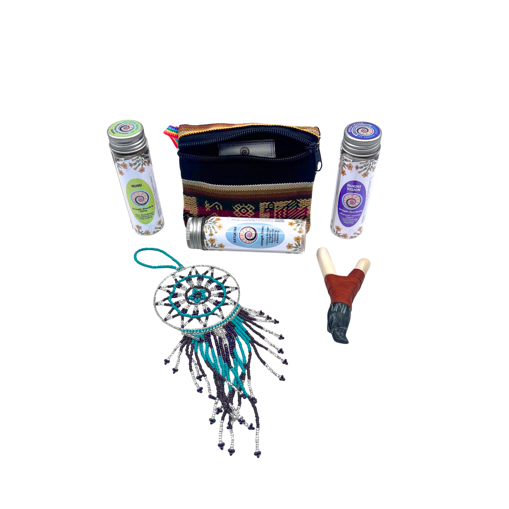 Nukini Vision + Katukina + Nunu Hapé Large Jars (1.13oz) Bundle by Collective Journey Art