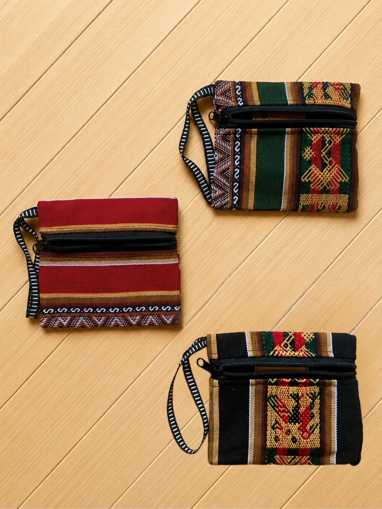 Mini Zippered Pouch - Wallet by Collective Journey Art