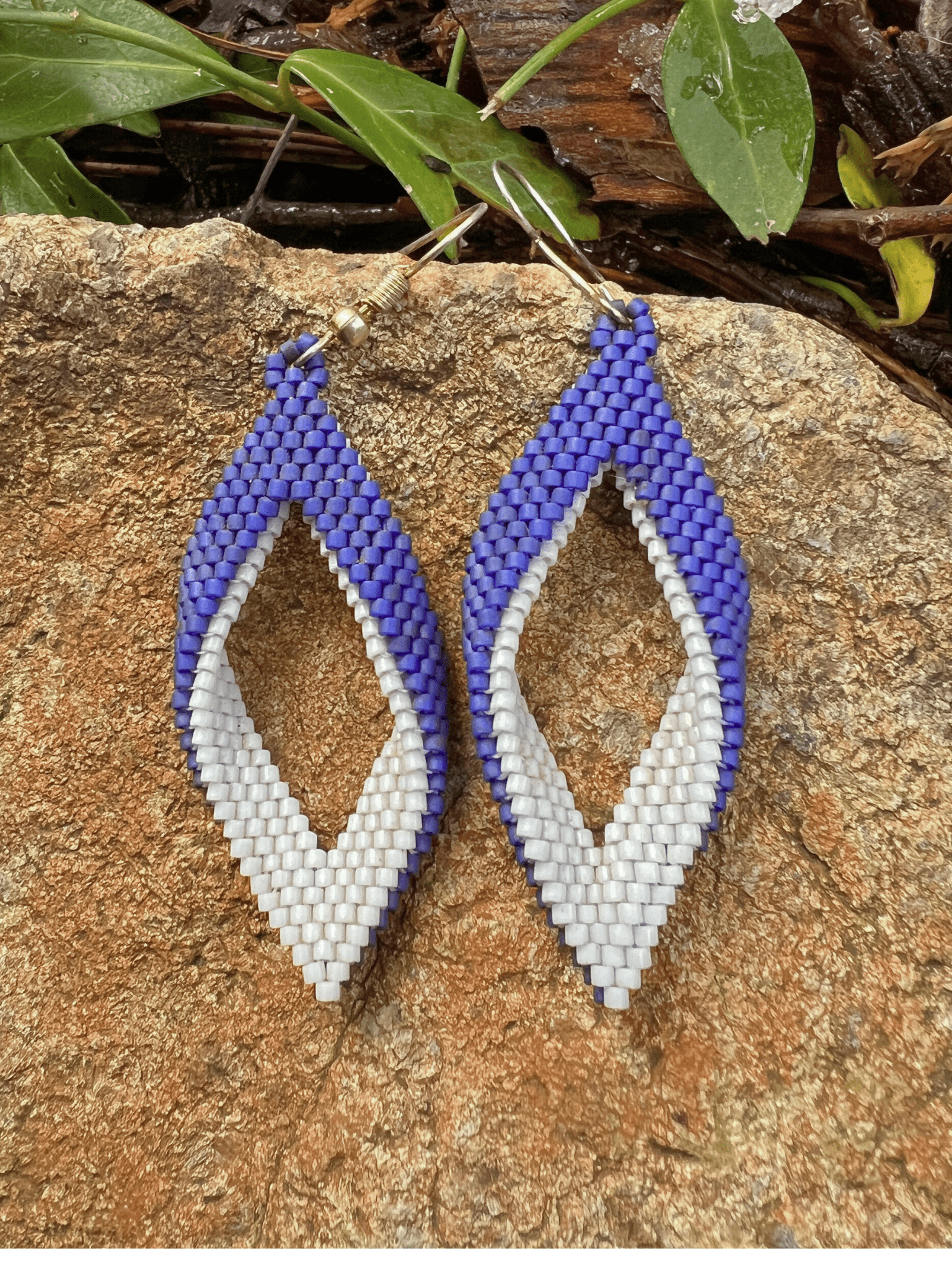Leaf Earrings by Collective Journey Art