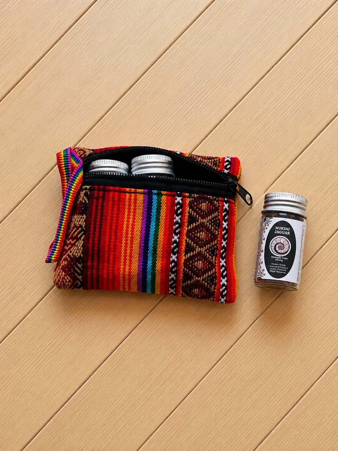 Mini Zippered Pouch - Wallet by Collective Journey Art