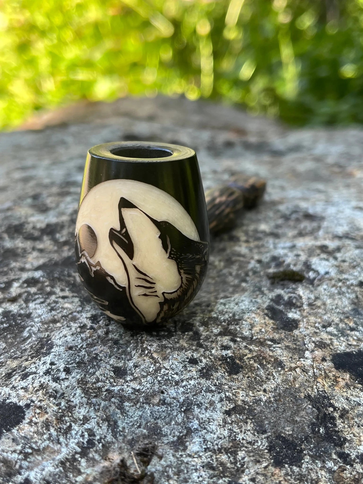 Mini Classic Handmade Pipe by Collective Journey Art