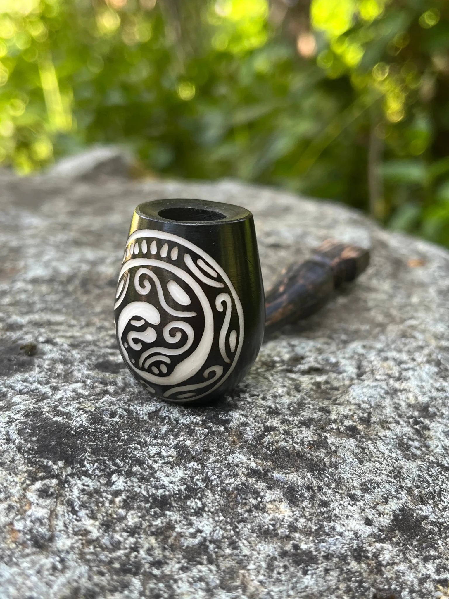 Mini Classic Handmade Pipe by Collective Journey Art
