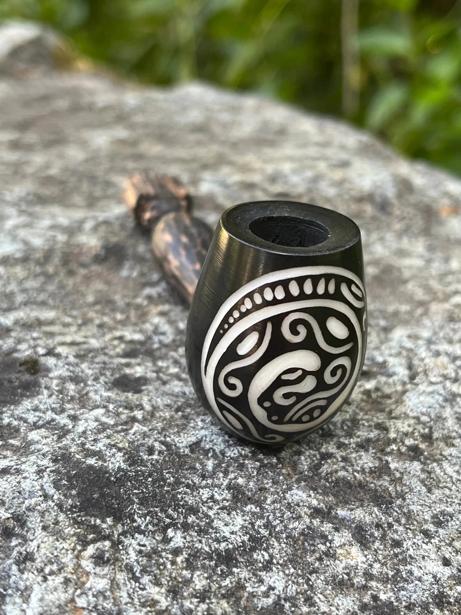 Mini Classic Handmade Pipe by Collective Journey Art