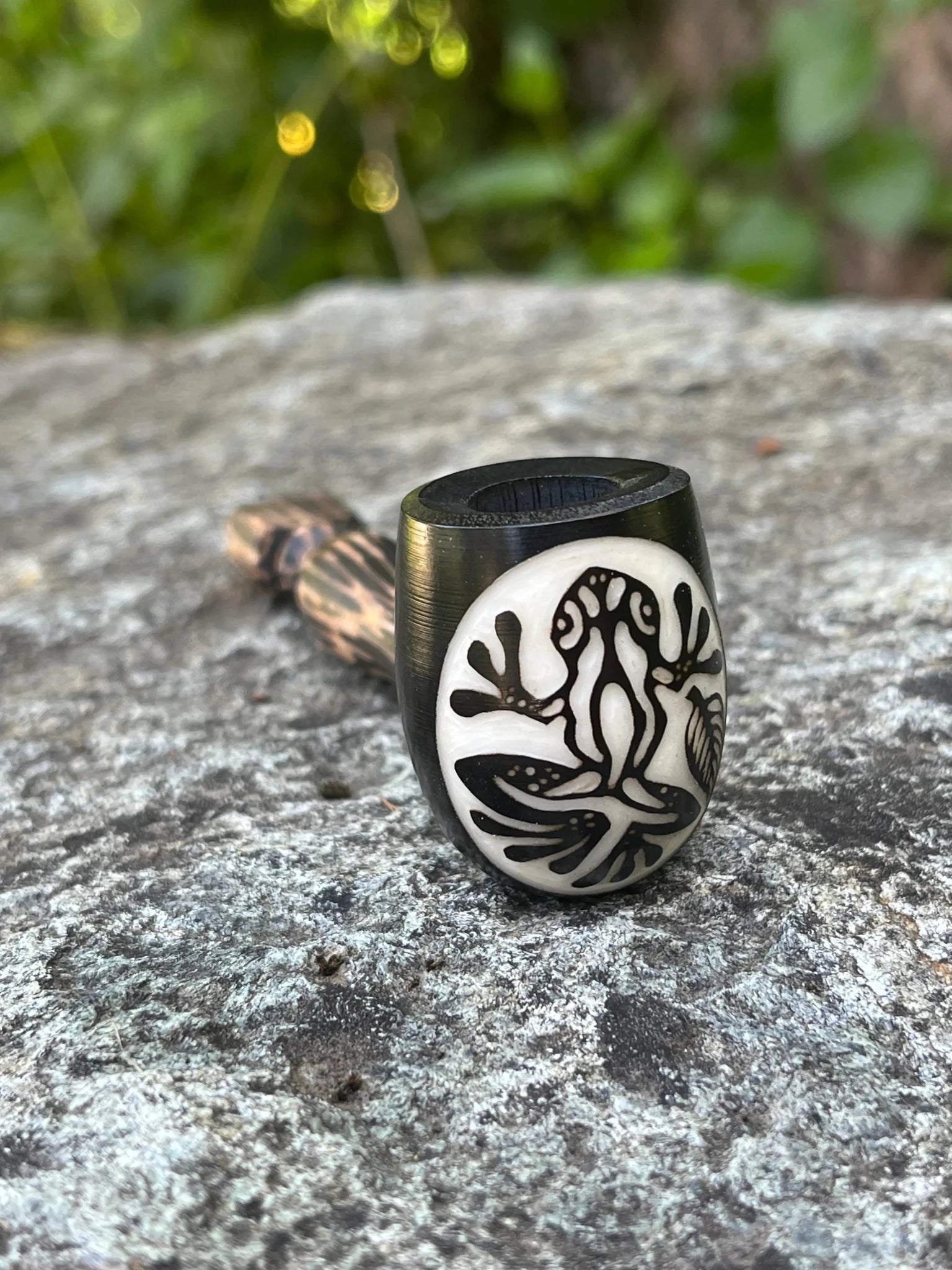 Mini Classic Handmade Pipe by Collective Journey Art