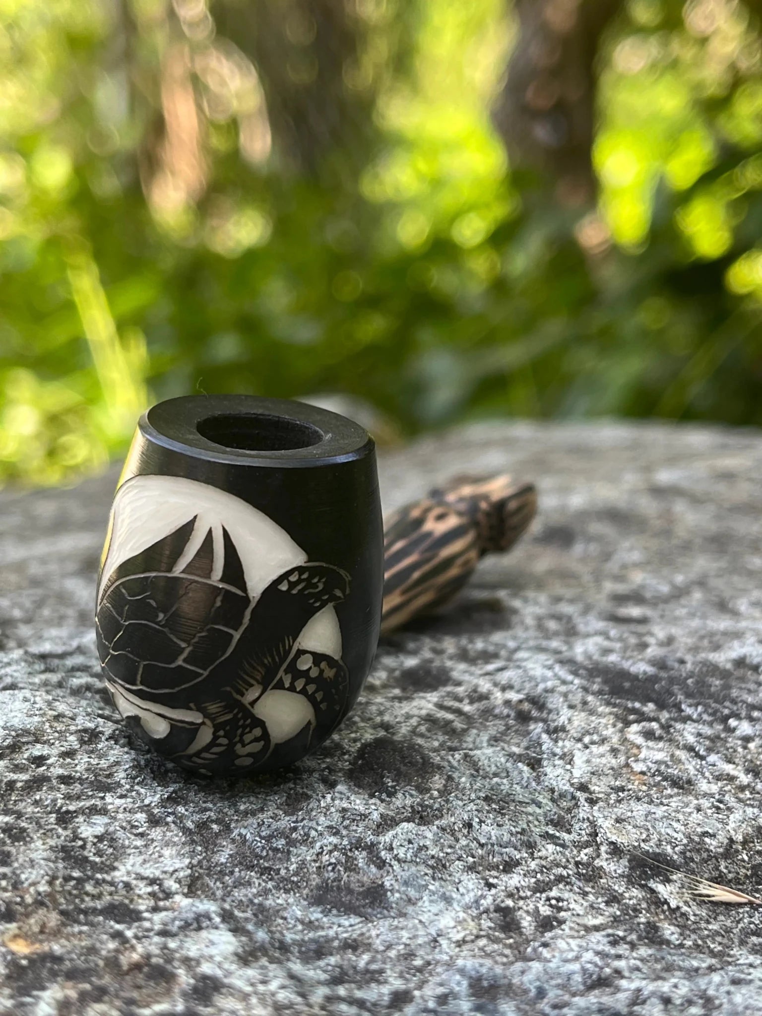 Mini Classic Handmade Pipe by Collective Journey Art