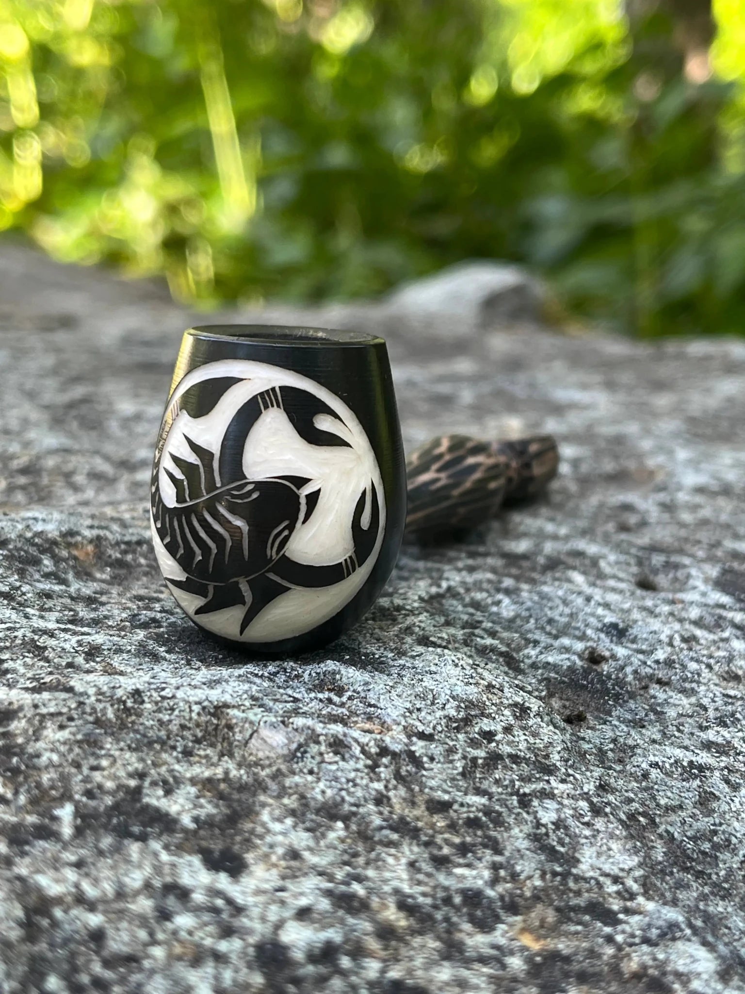 Mini Classic Handmade Pipe by Collective Journey Art