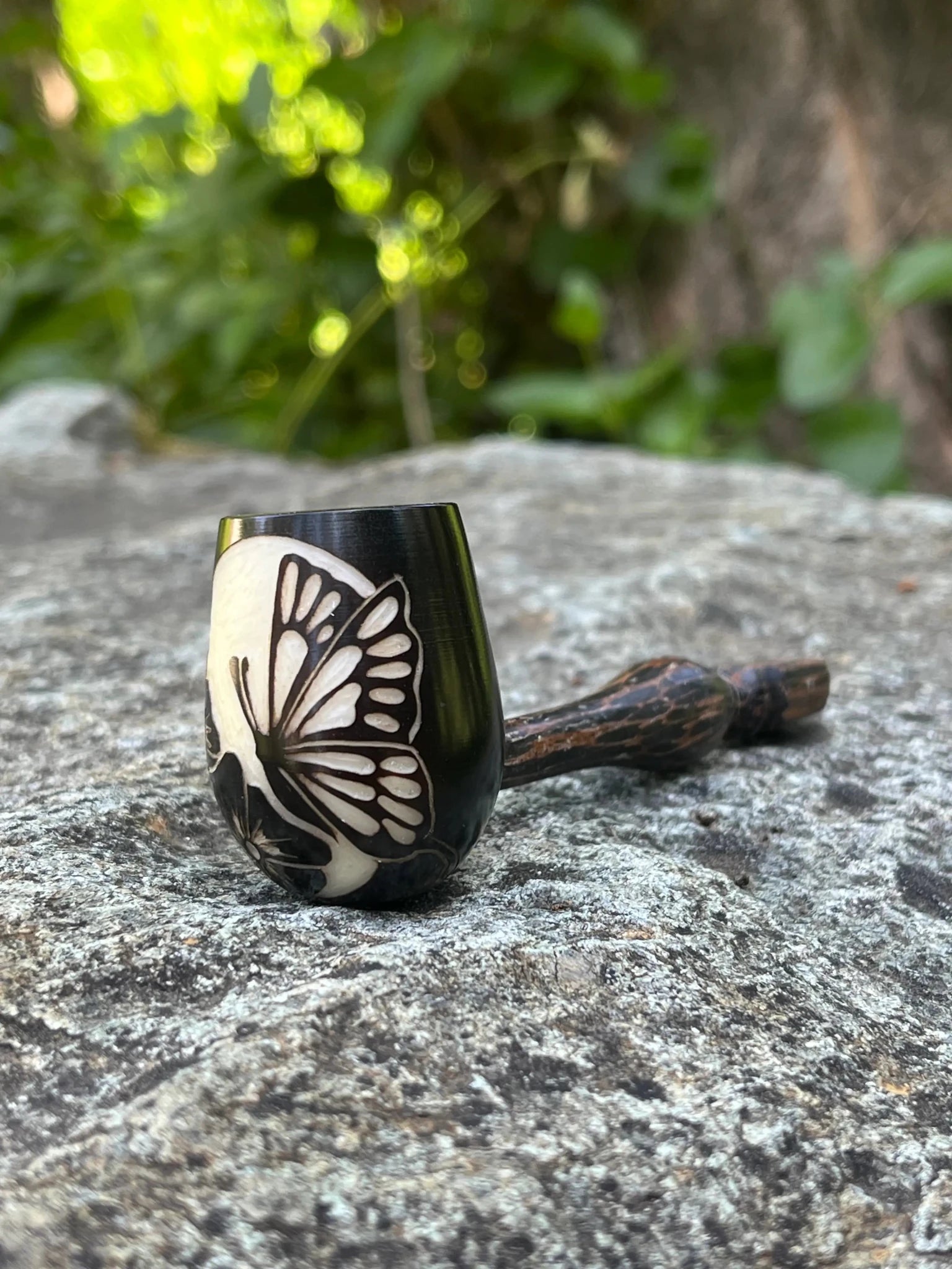 Mini Classic Handmade Pipe by Collective Journey Art