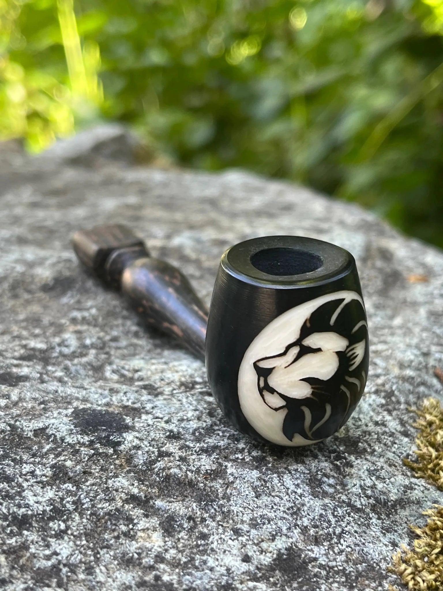 Mini Classic Handmade Pipe by Collective Journey Art