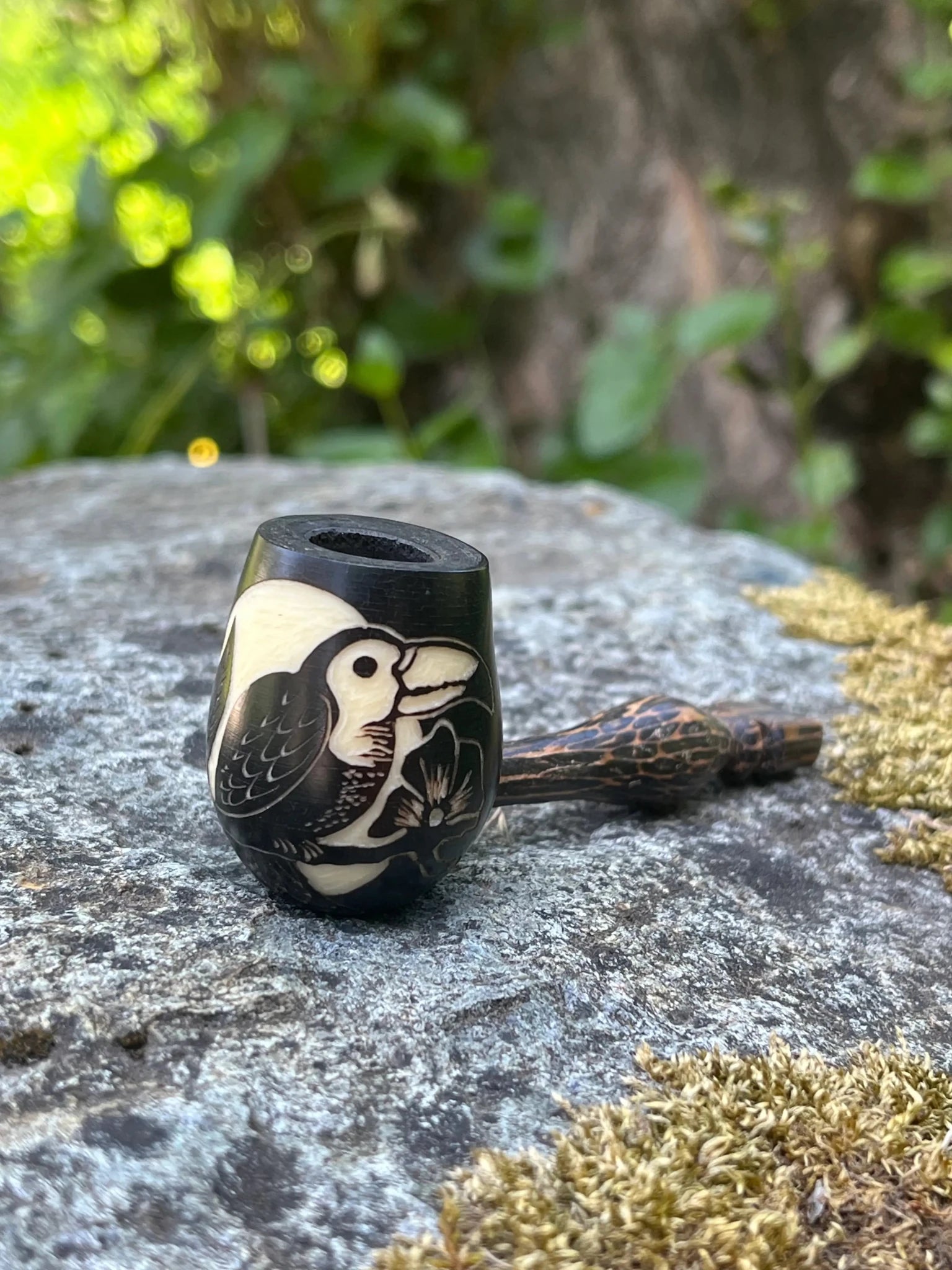 Mini Classic Handmade Pipe by Collective Journey Art