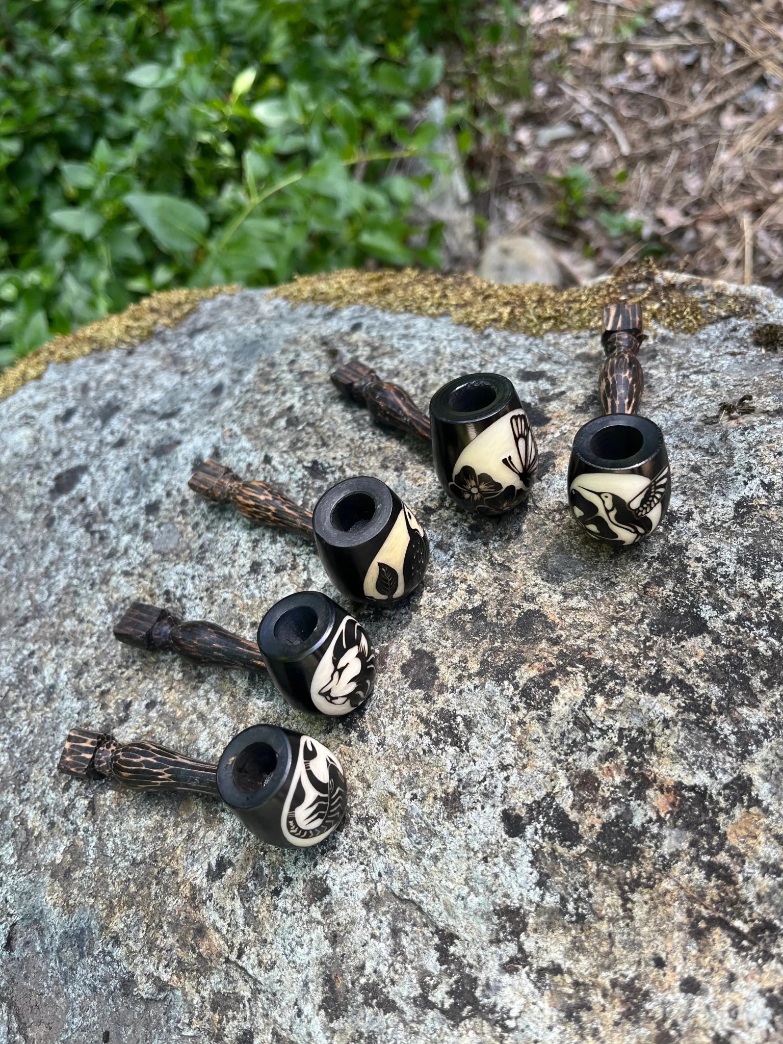 Mini Classic Handmade Pipe by Collective Journey Art
