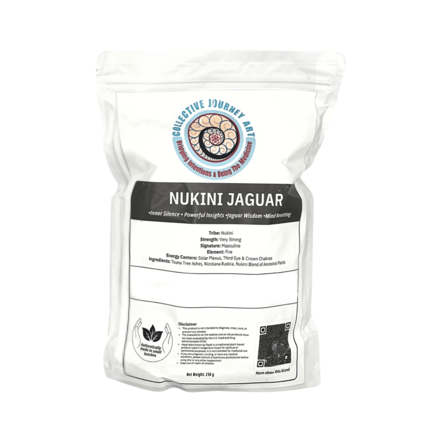 Hapé NUKINI JAGUAR Authentic Rapé by Collective Journey Art