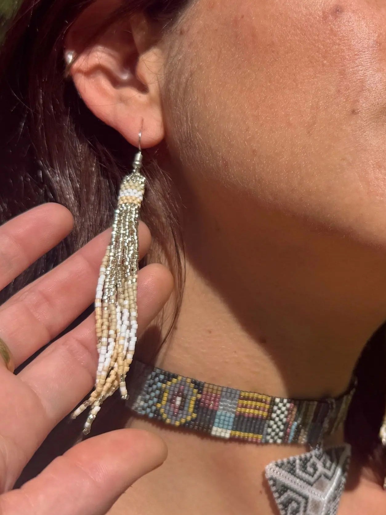 Peyote Earrings by Collective Journey Art