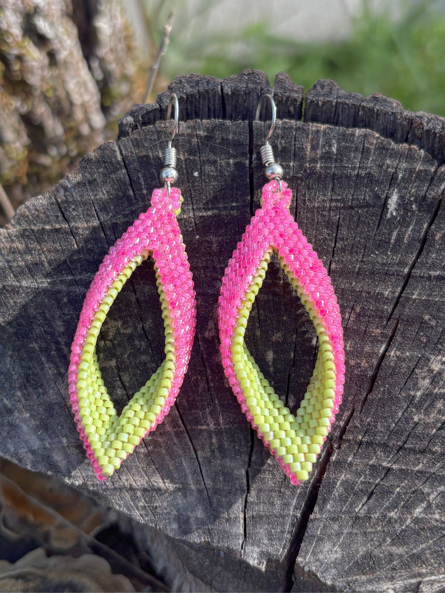 Leaf Earrings by Collective Journey Art