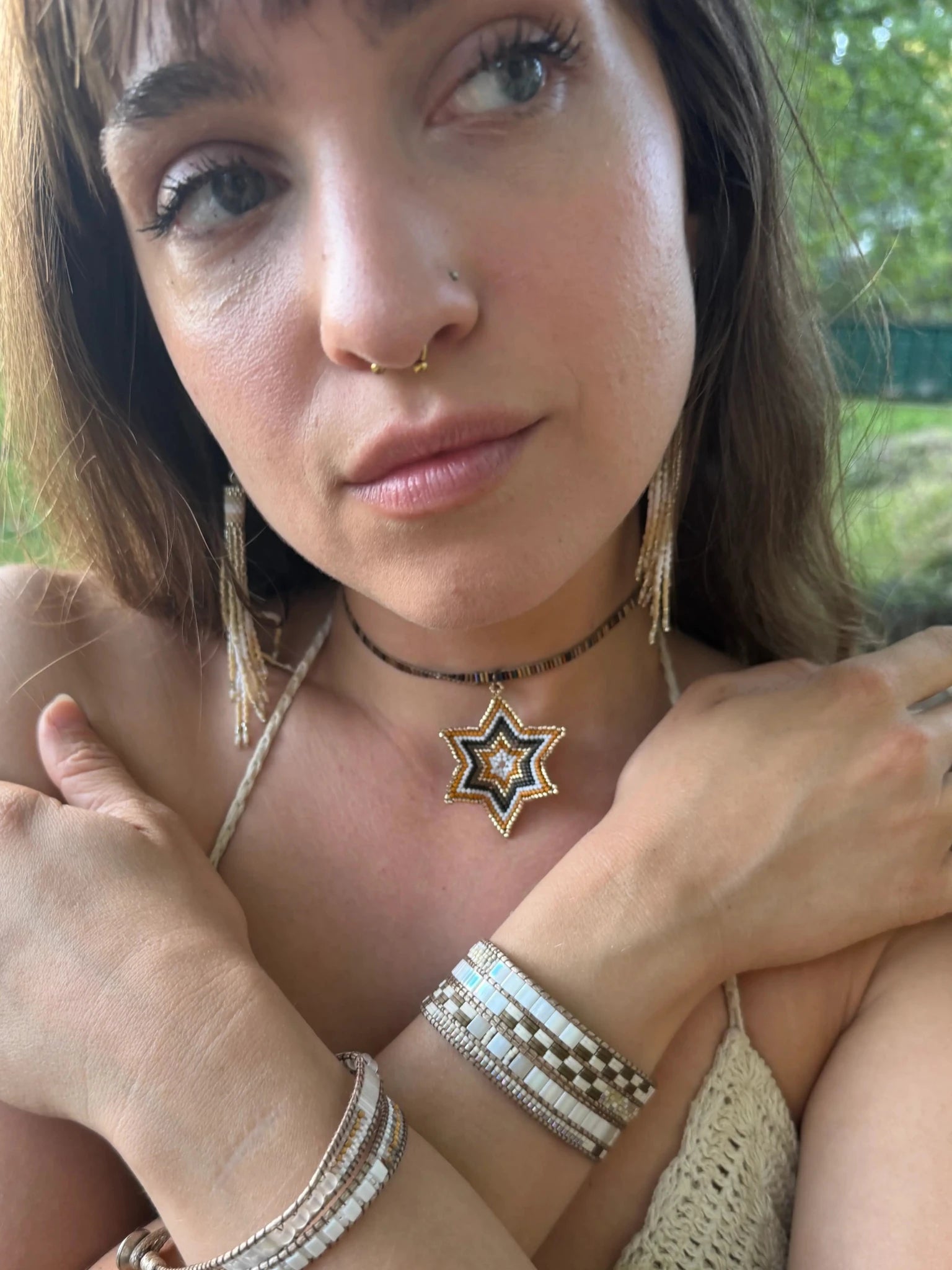 Star Choker/Necklace/Pendant by Collective Journey Art