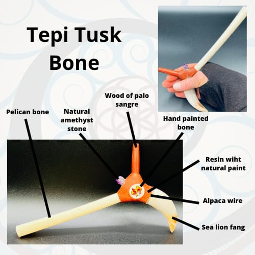 Tusk Bone Tepi by Collective Journey Art